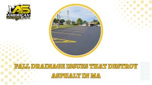 Fall Drainage Issues That Destroy Asphalt in MA